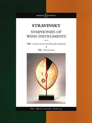 Symphonie of wind instruments - Score - STRAVINSKY - Partition