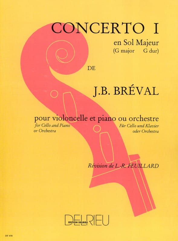 Concerto Violoncelle n° 1 en sol majeur - Jean-Baptiste Bréval