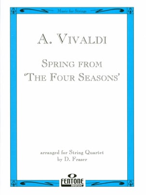 Spring from The four seasons - String Quartet - VIVALDI - Partition