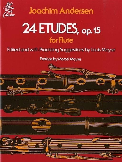 24 Etudes op. 15 - ANDERSEN - Partition - Flûte traversière