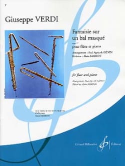 Fantaisie sur un Bal Masqué Op. 17 VERDI Partition Flûte traversière