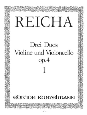 3 Duos op. 4 n° 1 - Violine und Violoncello - Joseph Reicha