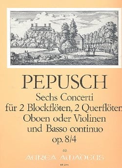 6 Concerti op. 8 : Nr. 4 - 2 Blockflöten 2 Flöten u. BC