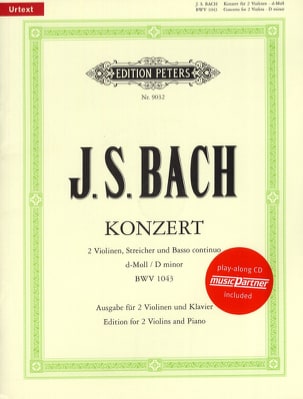 Concerto 2 Violons BWV 1043 ré min. BACH Partition Trios