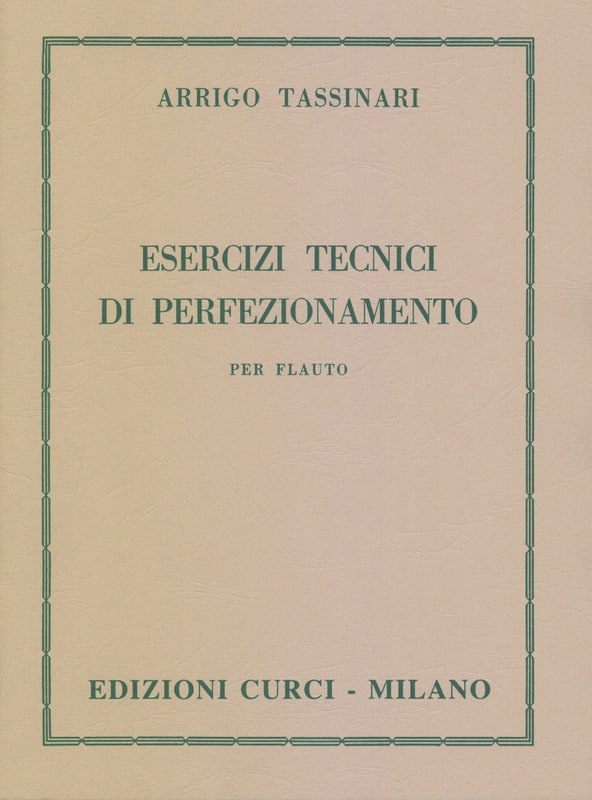 Esercizi Tecnici di Perfezionamento - Arrigo Tassinari - Partition