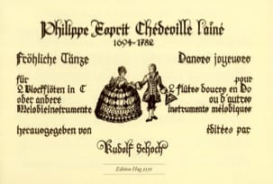 Fröhliche Tänze - Philippe Esprit (L'Aîné) Chédeville - Partition