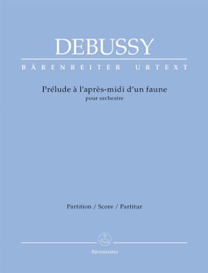 Prélude à L'Après-Midi d'un Faune DEBUSSY Partition Grand format