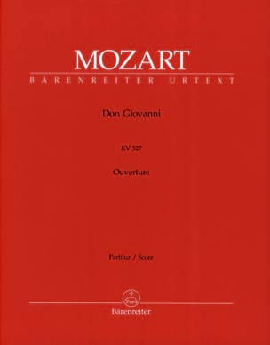 Don Giovanni, Ouvertüre KV 527 - Partitur - MOZART - Partition