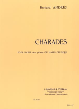 Charades Bernard Andrès Partition Harpe