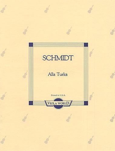 Alla Turca Ernst Schmidt Partition Alto