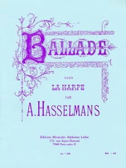 Ballade Alphonse Hasselmans Partition Harpe