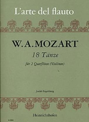 18 Tänze - 2 Flöten Violinen - MOZART - Partition - Flûte traversière