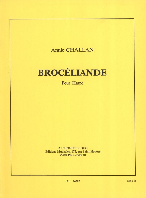 Brocéliande Annie Challan Partition Harpe