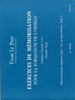 Exercices de mémorisation - 1er cycle Prev Yvon Le Partition Solfèges
