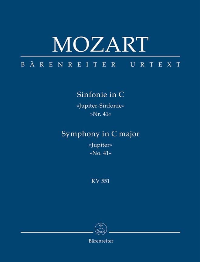 Symphonie Nr. 41 C-Dur KV 551 Jupiter - conducteur - MOZART