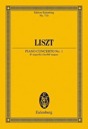 Klavier-Konzert Nr. 1 Es-Dur LISZT Partition Petit format