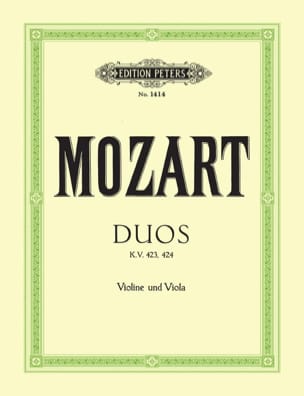 Duos KV 423, 424 MOZART Partition Duos