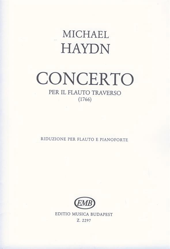 Concerto En Ré M. 1766 - Flûte et Piano - Michael HAYDN - Partition