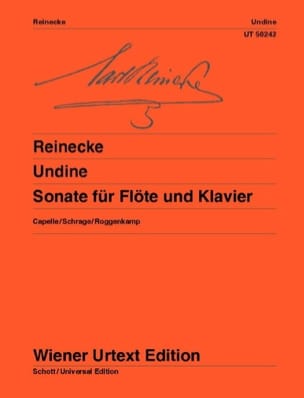 Undine - Sonate pour Flûte et Piano - Carl Reinecke - Partition