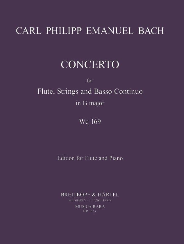Concerto in G major Wq 169 - Flûte piano - Carl Philipp Emanuel Bach