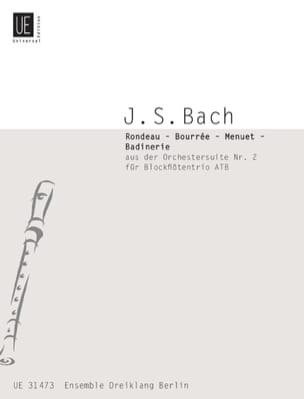 Rondeau Bourrée Menuet Badinerie - Blockflötentrio - BACH