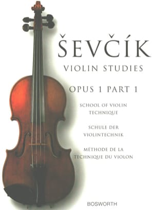 Etudes Opus 1 / Partie 1 - Violon SEVCIK Partition Violon