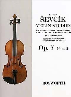 Etudes Opus 7 / Partie 2 - Violon SEVCIK Partition Violon