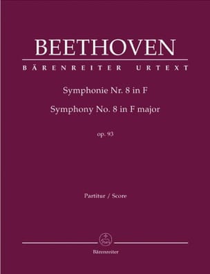 Symphonie Nr. 8 F-Dur op. 93 - conducteur - BEETHOVEN - Partition