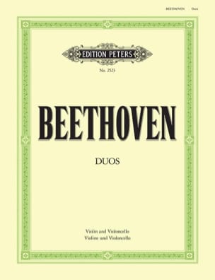 Duos - Violon Violoncelle BEETHOVEN Partition Duos