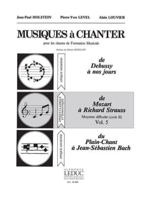 Musiques à chanter - Volume 5