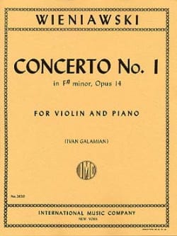 Concerto n° 1 en fa dièse mineur op. 14 - Violon - WIENIAWSKI