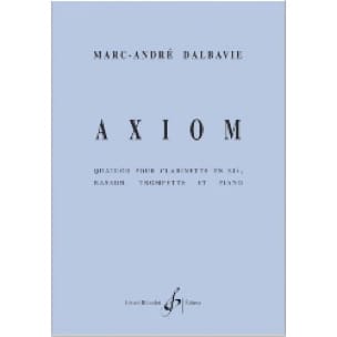 Axiom Marc-André Dalbavie Partition Quatuors