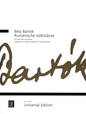 Danses Roumaines - Clarinette BARTOK Partition Clarinette