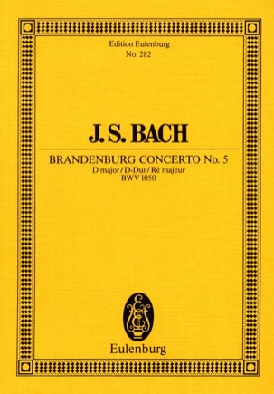 Brandenburgisches Konzert Nr. 5 D-Dur BACH Partition Petit format