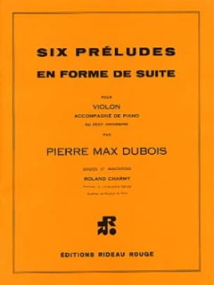 6 Préludes en forme de suite Pierre-Max Dubois Partition Violon
