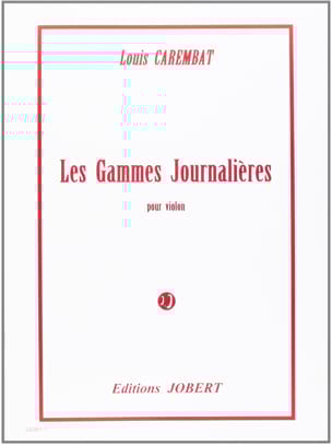 Les Gammes Journalières Louis Carembat Partition Violon