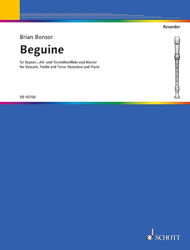 Beguine - descant, treble, tenor recorders piano - Brian Bonsor