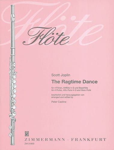 The Ragtime Dance - 4 Flöten Altflöte Bassflöte - Partitur + Stimmen