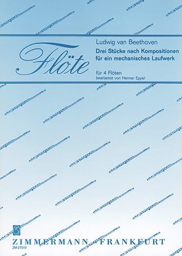 3 Stücke nach Kompositionen für ein mecanisches Laufwerk - 4 Flöten