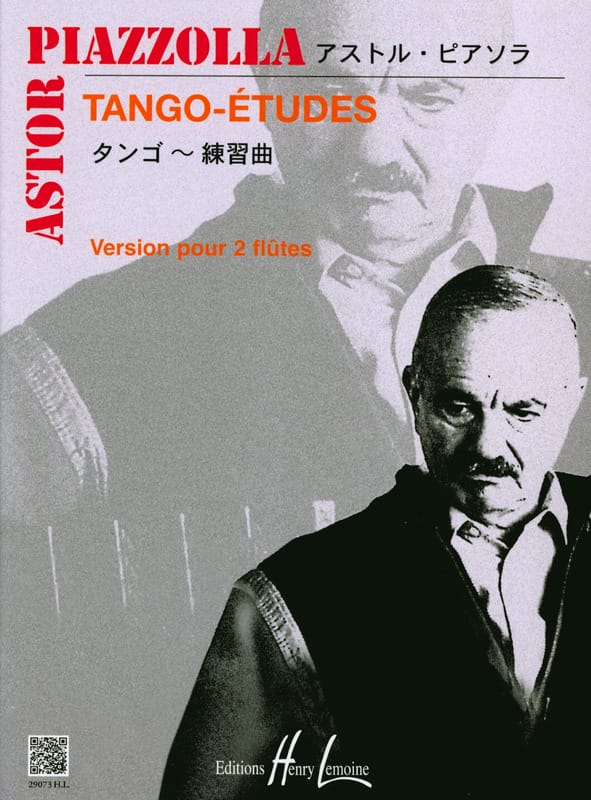 Tango-Etudes - 2 Flûtes Astor Piazzolla Partition Flûte traversière