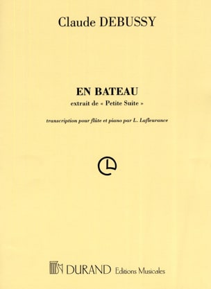 En bateau DEBUSSY Partition Flûte traversière
