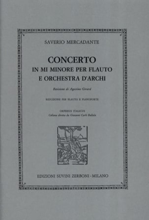 Concerto en mi mineur - Flûte - Saverio Mercadante - Partition