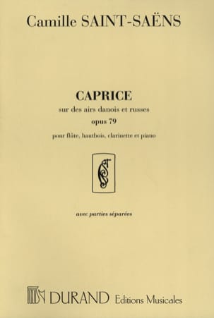Caprice op. 79 - Flûte, hautbois, clarinette et piano - SAINT-SAËNS