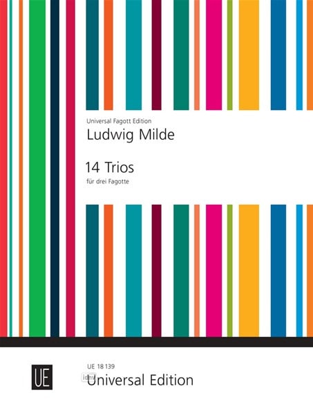 14 Trios - 3 Fagotte Ludwig Milde Partition Basson