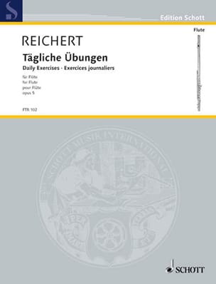 Tägliche Übungen op. 5 - Flöte - Mathieu André Reichert - Partition