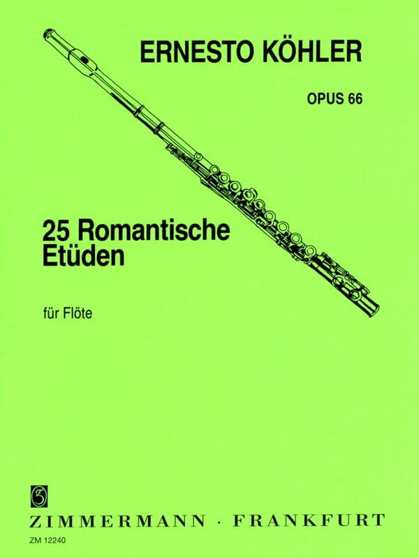 25 Romantische Etüden op. 66 - Ernesto KÖHLER - Partition