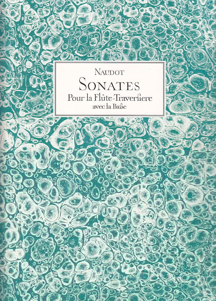 Sonates Jacques Christophe Naudot Partition Flûte traversière