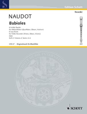 Babioles Bd. 2 - 2 Altblockflöten - Monsieur Naudot - Partition
