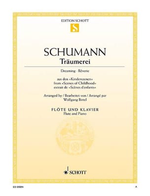 Rêverie Op.15 N°7 SCHUMANN Partition Flûte traversière