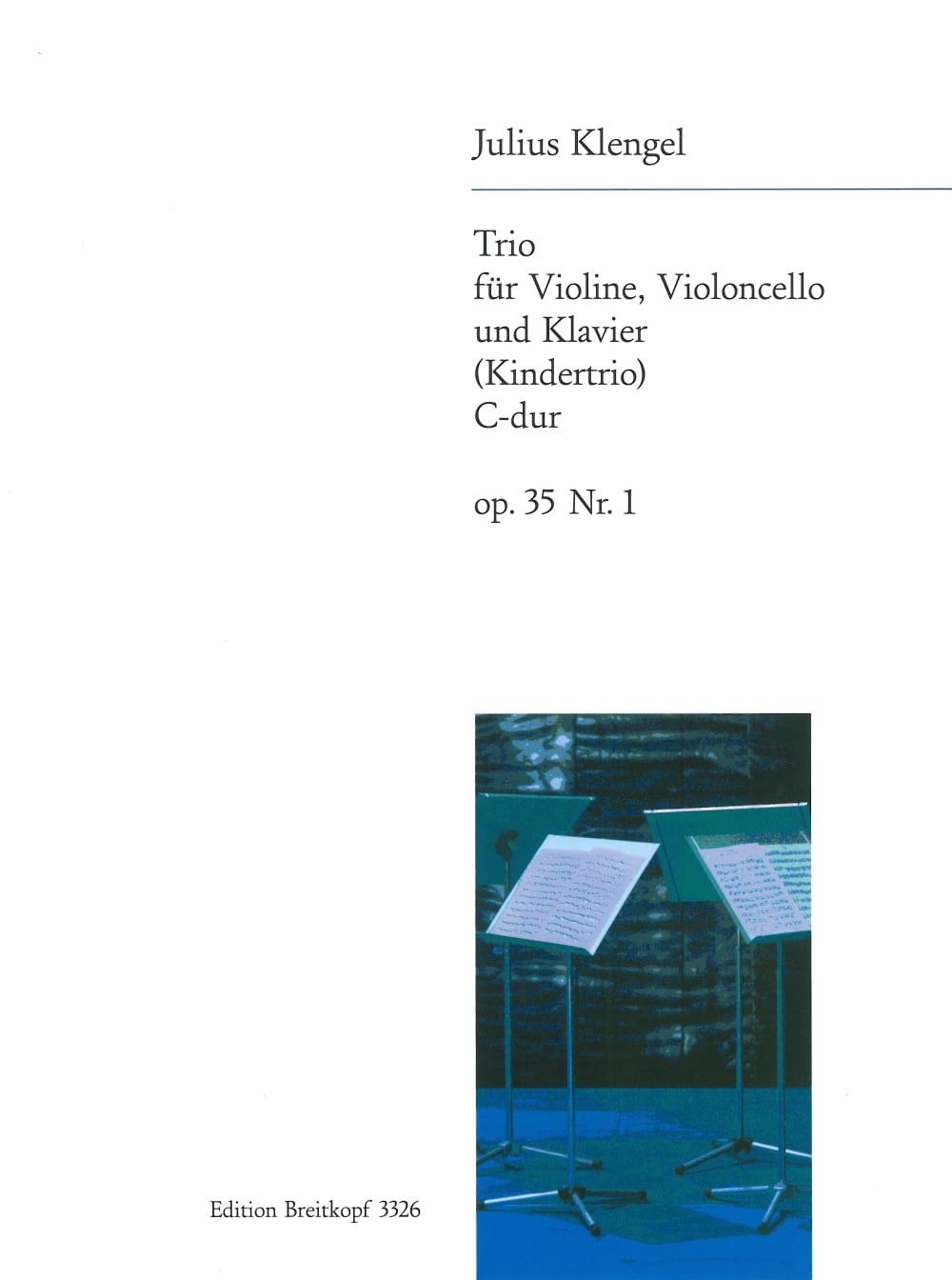 Kindertrio C-Dur op. 35 n° 1 - Julius Klengel - Partition - Trios